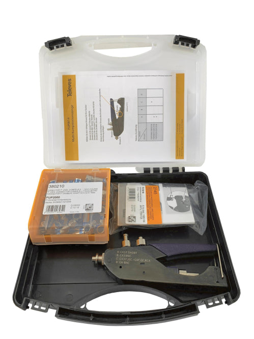 Televes Kompressionstecker-Set – 50 Stück für einfache Kabelverbindungen