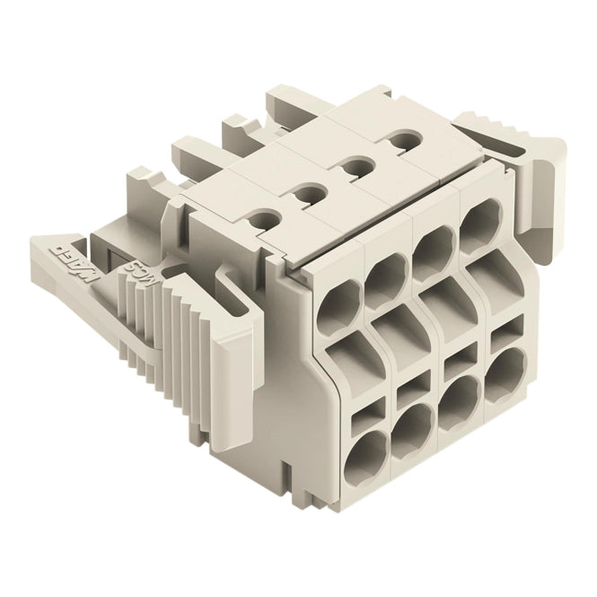 WAGO Buchsengehäuse-Kabel – 4-polig, 5 mm Rastermaß