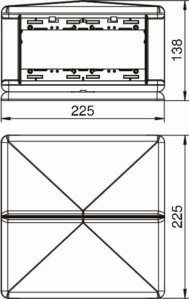 OBO Bettermann Kabeltank – Platzsparend, graphitschwarz