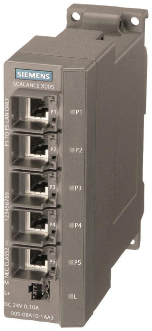 Siemens Netzwerk-Switch – 5 Ports für zuverlässige Verbindungen