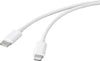 CONRAD USB-Kabel – USB-C zu Lightning, 1 m, Weiß