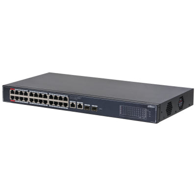 Dahua Netzwerk-Switch – 26x Gigabit Ethernet, PoE für einfache Stromversorgung