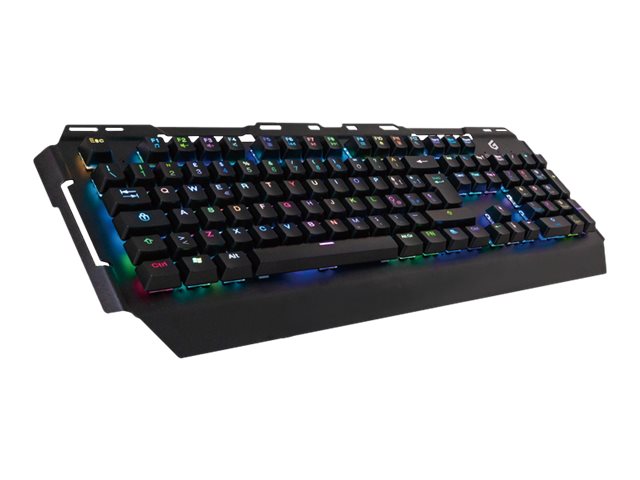 CONCEPTRONIC Gaming-Tastatur – RGB-Beleuchtung, Blaue Schalter