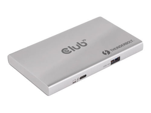 Club3D Thunderbolt 4 Hub – 5 Anschlüsse, schnelles Daten- und Videotransfer