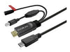 VivoLink USB-Kabelsatz – 5m, 4K-Unterstützung, USB-C zu HDMI