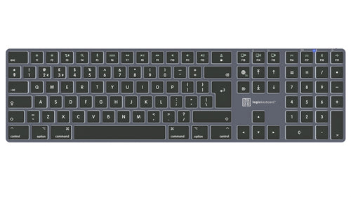 LOGIC-KEYBOARD Titan – Kabellose, beleuchtete Mac-Tastatur