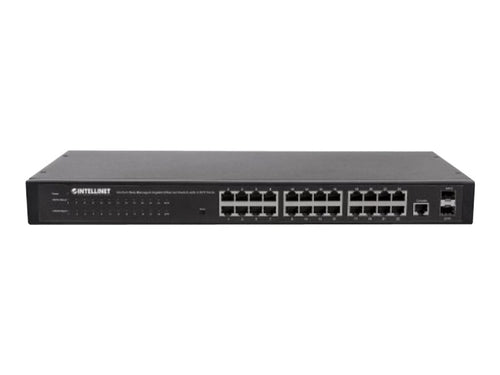 INTELLINET Netzwerk-Switch – 24 Ports, Gigabit-Geschwindigkeit