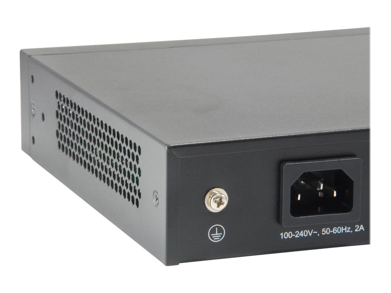 LevelOne Netzwerk-Switch – 8 PoE-Ports, 70 W Leistung