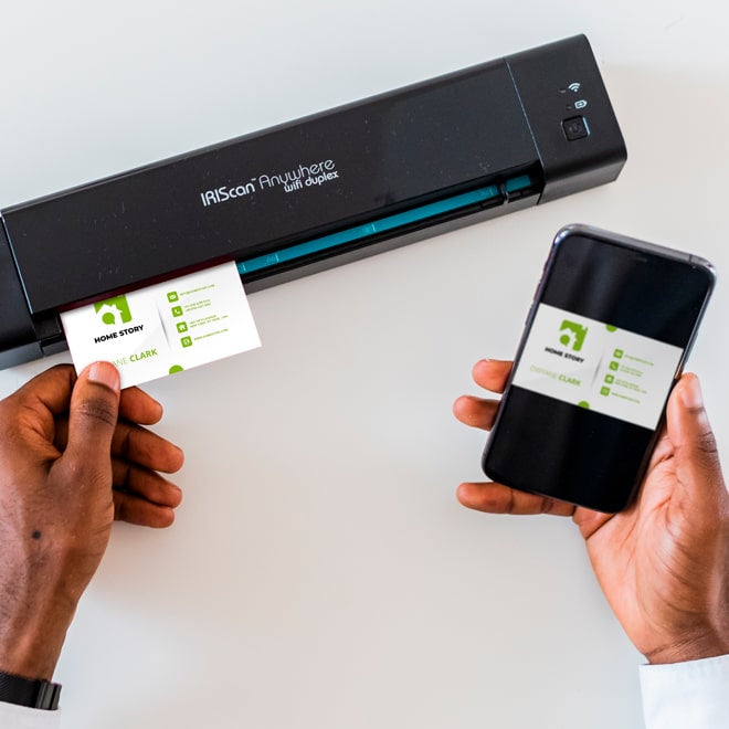 IRIS Dokumentenscanner – Tragbar, WLAN, beidseitiges Scannen