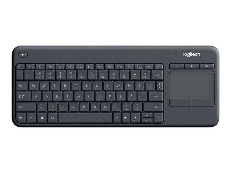 Logitech Kabellose Tastatur – Mit Touchpad, 10 m Reichweite