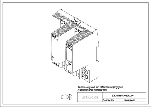 Siemens Ethernet Switch – 8 Ports, zuverlässige Netzwerkverbindung