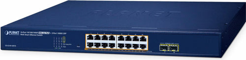PLANET Ethernet Switch – 16 Ports, PoE-Unterstützung