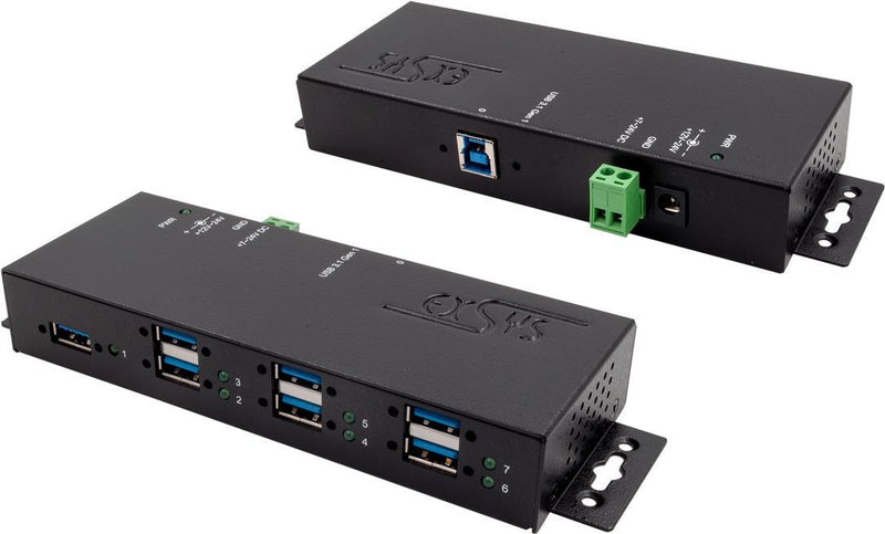 EXSYS USB Hub – 7 Anschlüsse, Schnellladefunktion