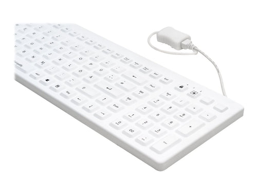 GETT USB Silikon-Tastatur – Wasserdicht, Beleuchtet