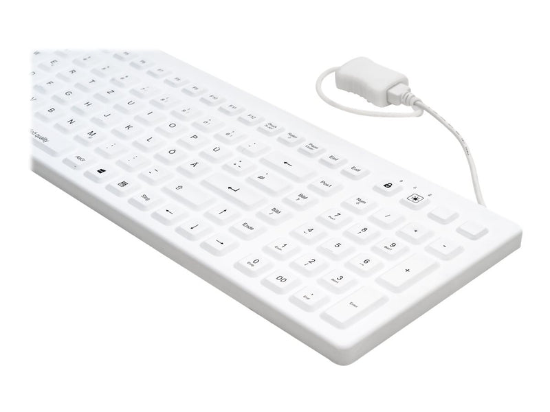 GETT USB Silikon-Tastatur – Wasserdicht, Beleuchtet
