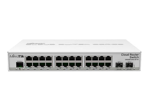 Mikrotik Cloud Router Switch – 24 Gigabit-Ports, 2 schnelle SFP+