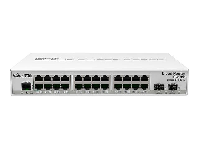 Mikrotik Cloud Router Switch – 24 Gigabit-Ports, 2 schnelle SFP+