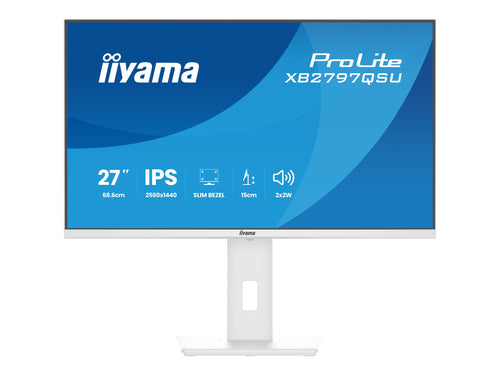 Iiyama 27" Monitor – 2K-Display, höhenverstellbar