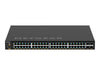 Netgear Managed Switch – 48 PoE+ Anschlüsse, 4 SFP+ für schnelles Netzwerk