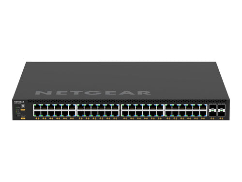 Netgear Managed Switch – 48 PoE+ Anschlüsse, 4 SFP+ für schnelles Netzwerk