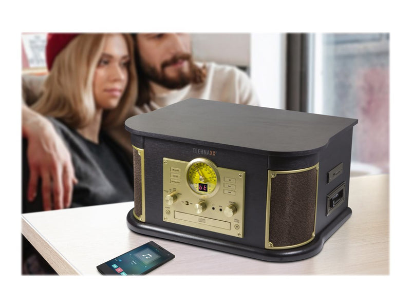 TECHNAXX Audiosystem – CD-Player, Plattenspieler, Bluetooth