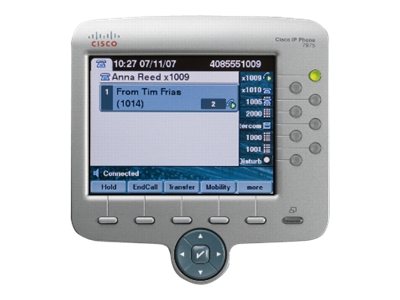 Cisco IP-Telefon 7975 – 8 Leitungen, Freisprechfunktion