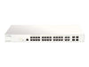 D-Link 28-Port Netzwerkswitch – Cloud-Verwaltung, PoE+ Unterstützung