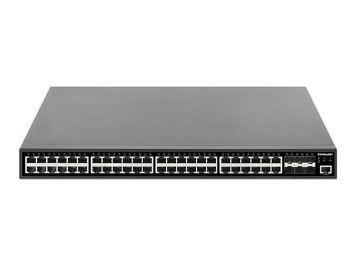 INTELLINET Managed Switch – 54 Anschlüsse, PoE+ Unterstützung