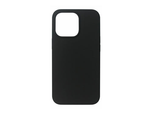 eSTUFF Handyhülle – Silikon, schwarz, für iPhone 13 Pro Max