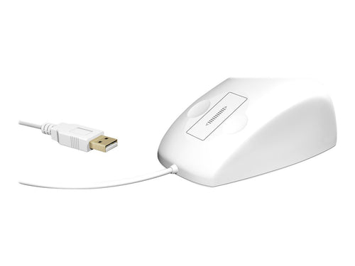 RAIDSONIC KeySonic Maus – Wasserfest, 5 Tasten, USB-Kabel