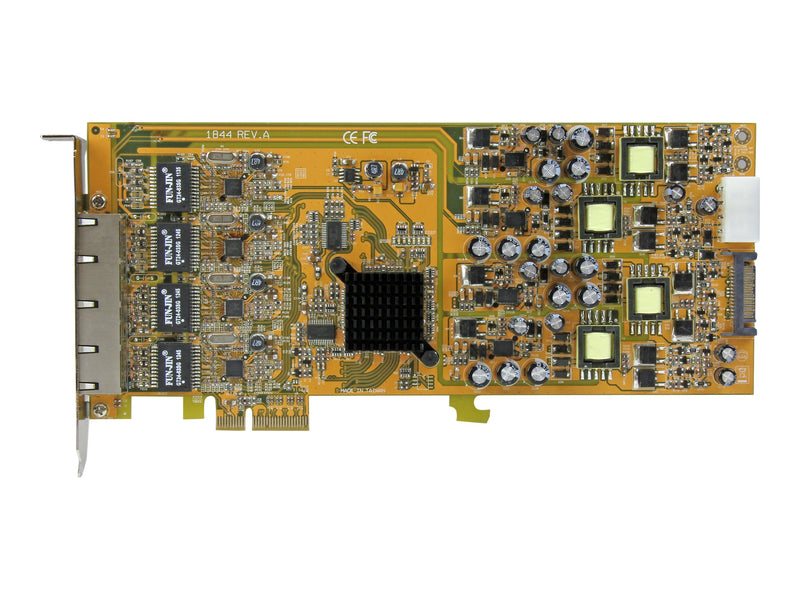 Startech 4-Port Netzwerkadapter – Gigabit Ethernet, PoE Unterstützung