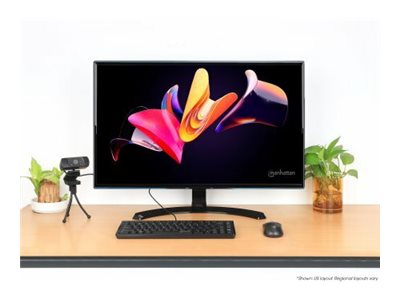 MANHATTAN Slim USB Mini-Tastatur – Kompakt & Praktisch