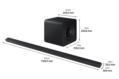 Samsung Soundbar HW-S810 – Kompaktes Design, kraftvoller Klang
