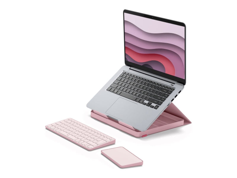 Logitech Casa Pop-Up Desk – Kabelloses Set mit Tastatur und Touchpad