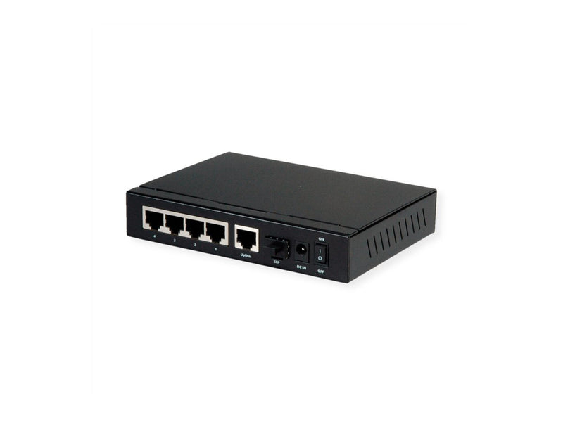 ROLINE Gigabit Switch – 5 Ports, PoE+ Unterstützung