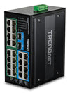 Trendnet 26-Port Gigabit Switch – Robust für Industrie, PoE+ Unterstützung