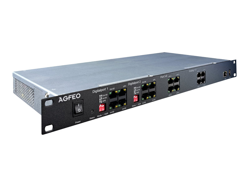 Agfeo Hybrid-Telefonsystem – Für bis zu 40 Benutzer, IP & Analog