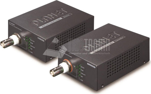 PLANET PoE-Adapter Kit – Schnelles Ethernet über Koaxialkabel