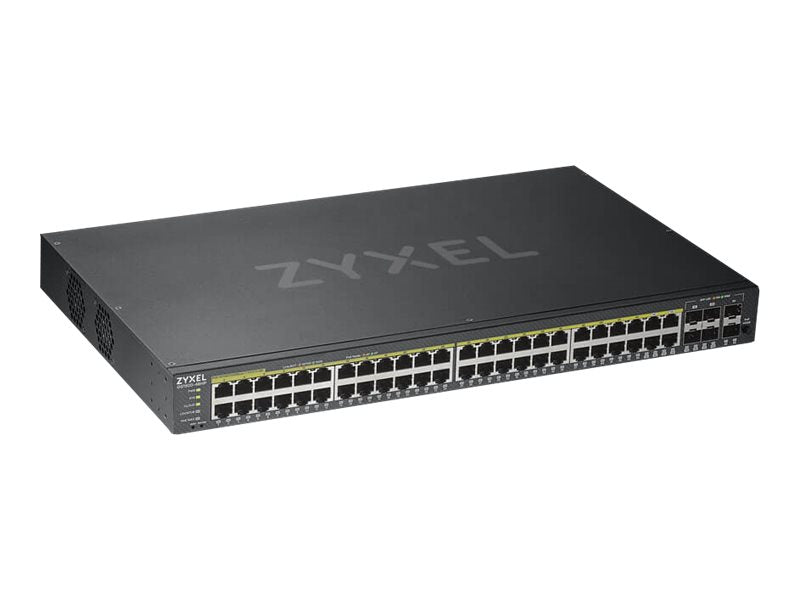 Zyxel 48-Port Netzwerk-Switch – PoE+ für einfache Verbindung