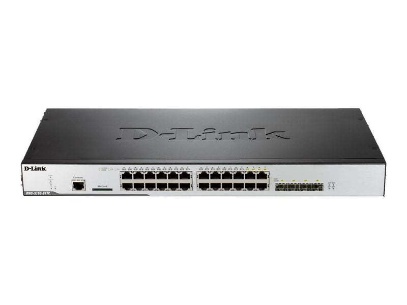 D-Link 24-Port Gigabit Switch – PoE, zentral verwaltbar