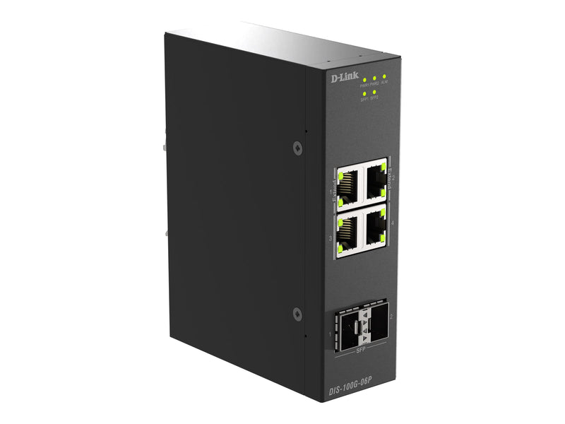 D-Link 6-Port Gigabit Switch – Robuste Netzwerklösung für Industrie