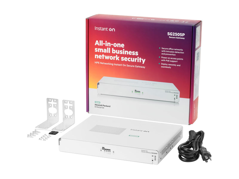 HPE Secure Gateway – 5-Port, 2.5G Ethernet, PoE+ Unterstützung