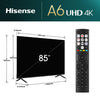 Hisense 85" 4K Smart-TV – Großes Bild, klare Details