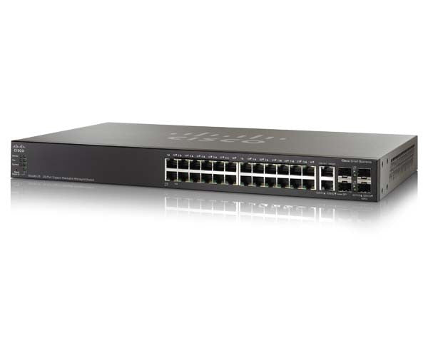 Cisco 28-Port Netzwerk-Switch – Einfach zu verwalten, Gigabit-Ethernet