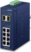 PLANET Switch – 8-Port Gigabit, für Wand- und DIN-Schiene