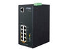 PLANET TECHNOLOGY Netzwerk-Switch – 4 PoE-Ports, DIN-Schiene