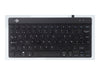 R-GO TOOLS Ergonomische USB-Tastatur – Kompakt, AZERTY Layout