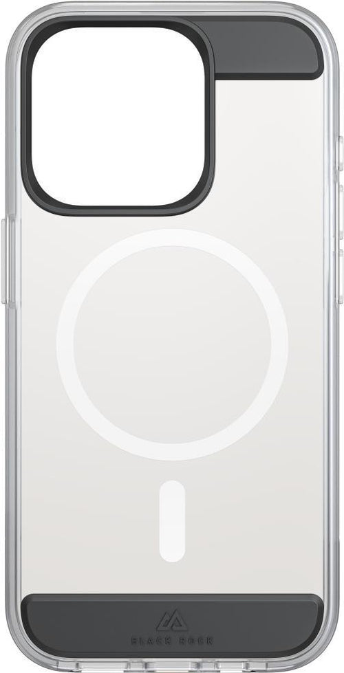 BLACK ROCK iPhone 15 Pro Cover – Mag Air Schutz, Schwarz