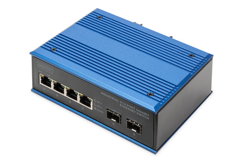 Digitus 4+2-Port Gigabit Switch – Robust und Zuverlässig