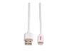ROLINE Lightning-Kabel – 15 cm, für Apple Geräte, weiß
